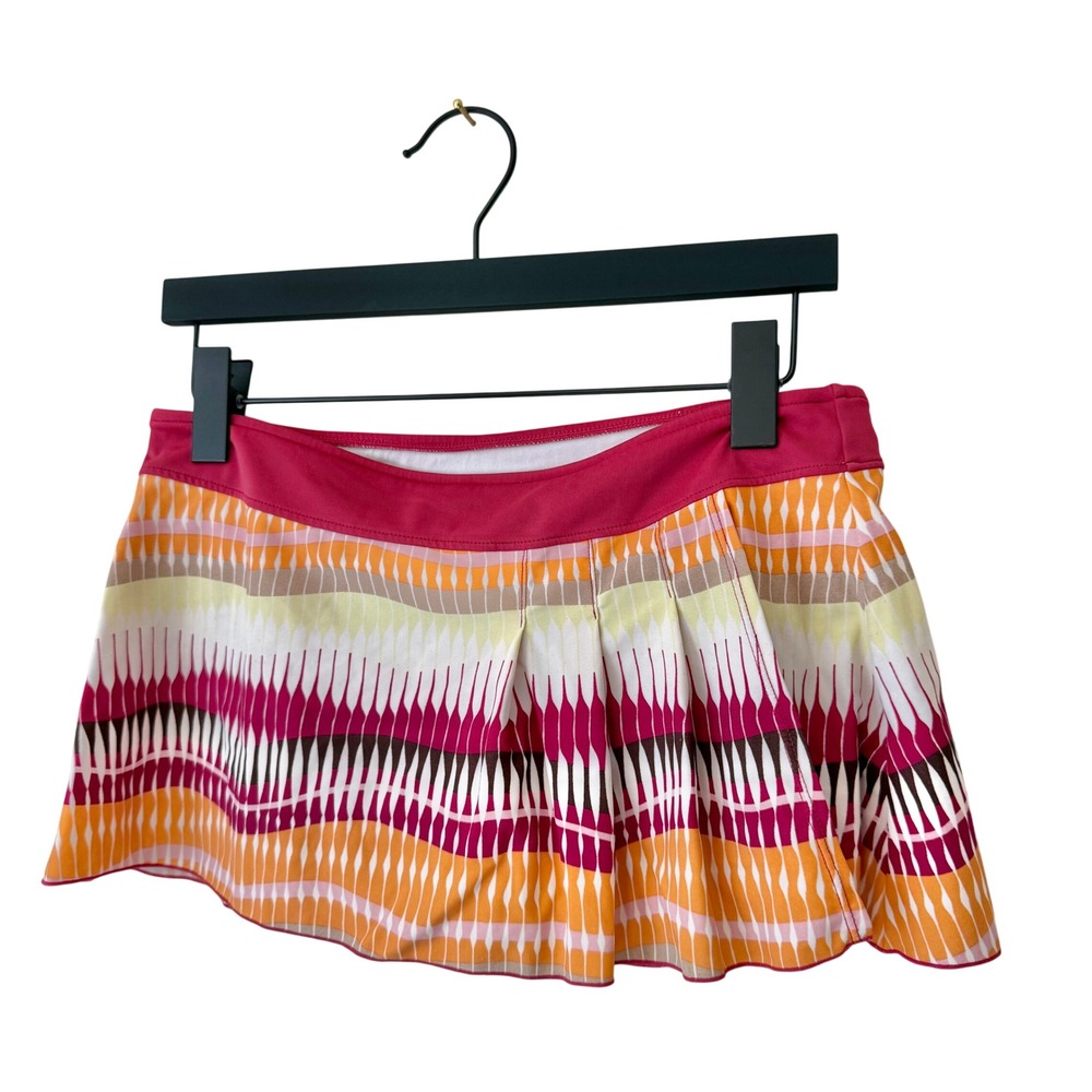 Athleta Mini Geometric Swim Skirt Small